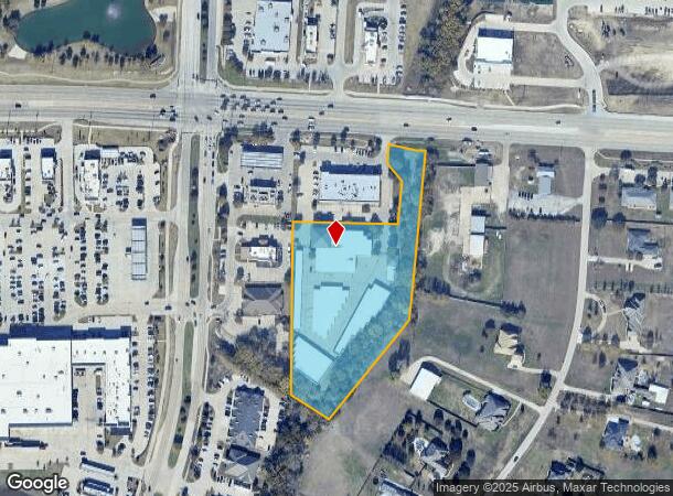  4877 W University Dr, Mckinney, TX Parcel Map