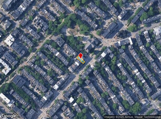  497 Columbus Ave, Boston, MA Parcel Map