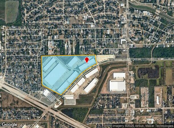 5860 W Fuqua St, Houston, TX Parcel Map