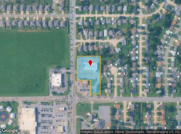 1320 N Santa Fe Ave, Moore, OK Parcel Map