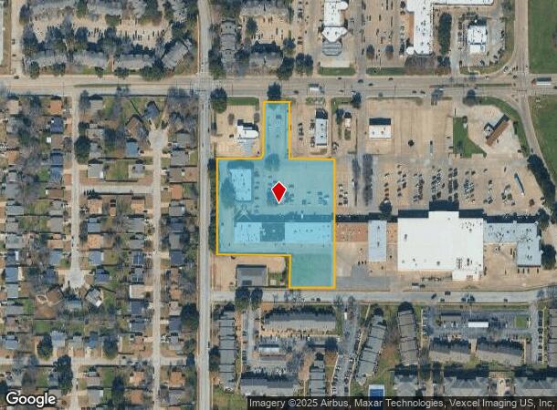  2440 E Arkansas Ln, Arlington, TX Parcel Map