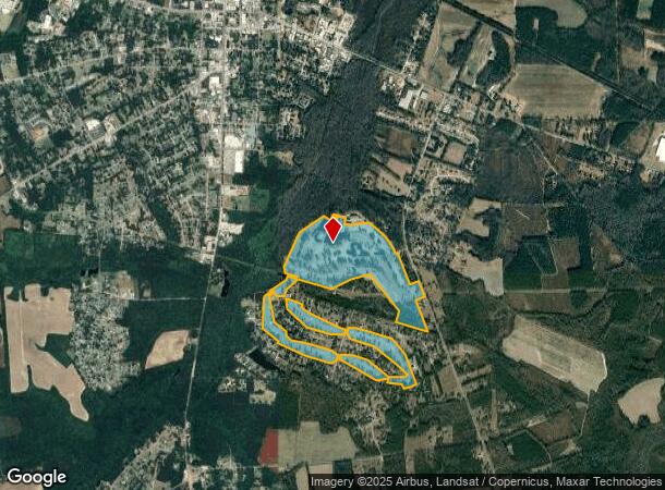  1435 Davenport Dr, Manning, SC Parcel Map