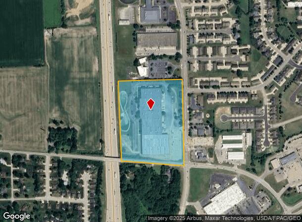  1040 S Dorset Rd, Troy, OH Parcel Map