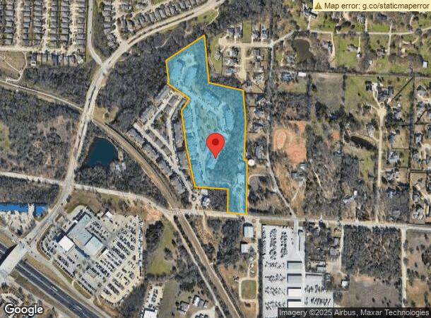  6503 W Shady Shores Rd, Denton, TX Parcel Map