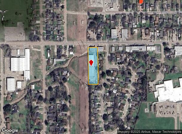  1021 W Jackson Ave, Pasadena, TX Parcel Map