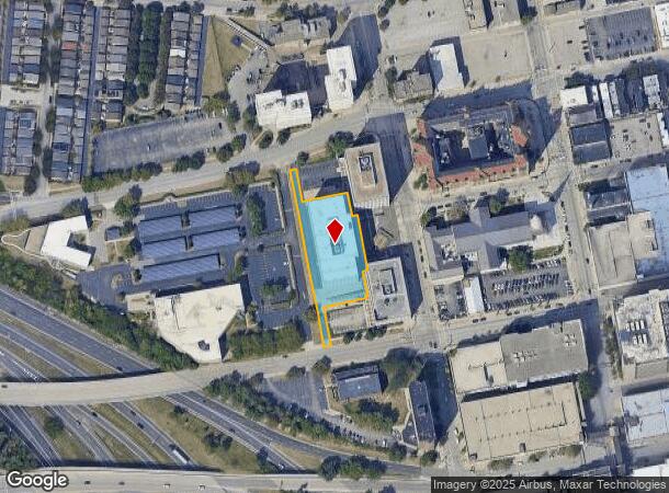 805 Central Ave, Cincinnati, OH Parcel Map