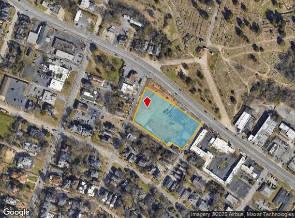 1090 Riverside Dr, Macon, GA Parcel Map