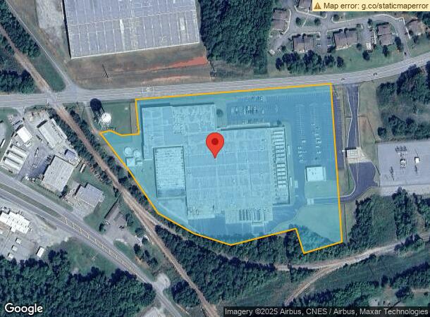  250 Burlington Dr, Clarksville, VA Parcel Map