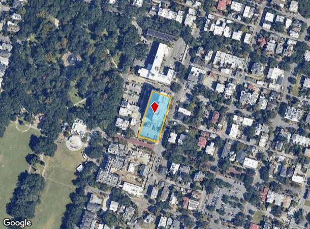  609 Abercorn St, Savannah, GA Parcel Map