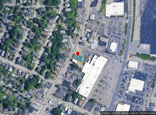  98 W Boylston St, Worcester, MA Parcel Map