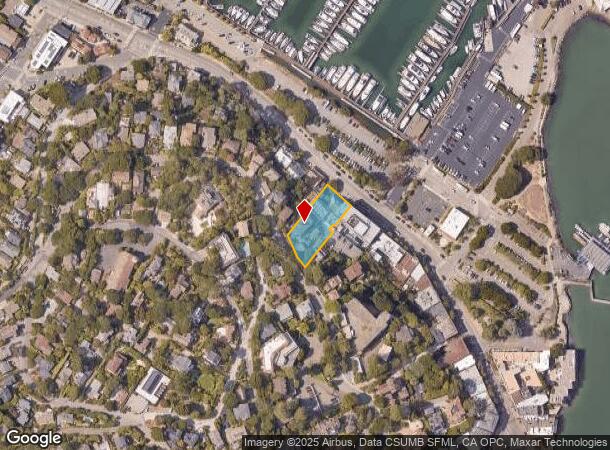  156 Bulkley Ave, Sausalito, CA Parcel Map