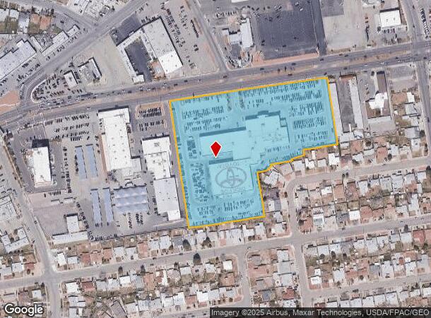  6330 Montana Ave, El Paso, TX Parcel Map