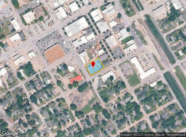 208 W Crockett St, Ennis, TX Parcel Map