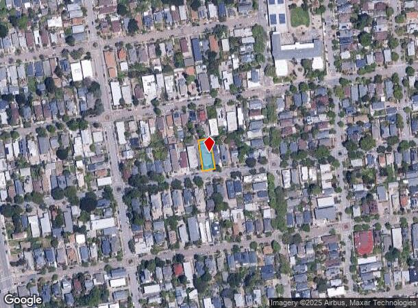 1627 Woolsey St, Berkeley, CA Parcel Map
