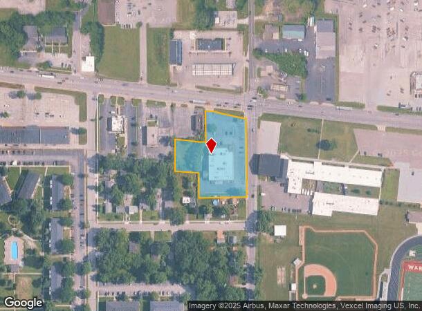  1514 N Colfax St, Griffith, IN Parcel Map