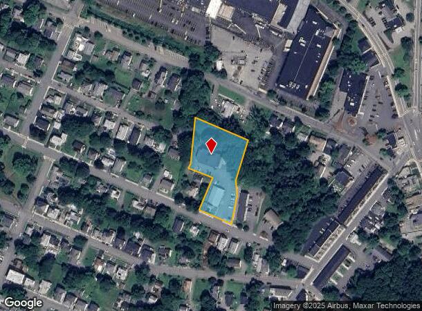 132 Franklin St, Clinton, MA Parcel Map