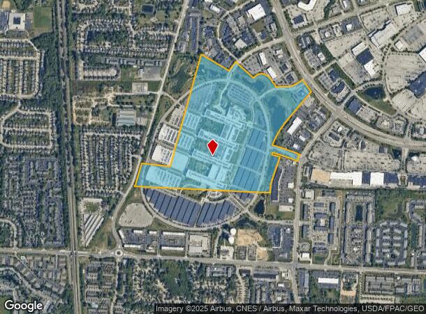  1111 Polaris Pkwy, Columbus, OH Parcel Map