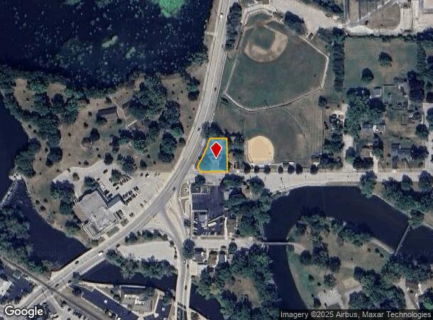  598 Milwaukee Ave, Burlington, WI Parcel Map