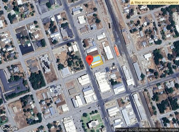  1206 Fisher St, Goldthwaite, TX Parcel Map