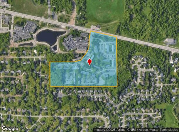4555 Paddock Dr, Okemos, MI Parcel Map
