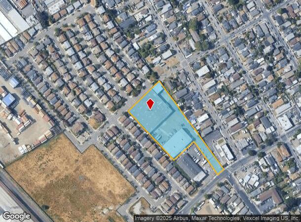 1025 98Th Ave, Oakland, CA Parcel Map
