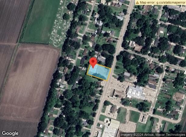  32830 Bowie St, White Castle, LA Parcel Map