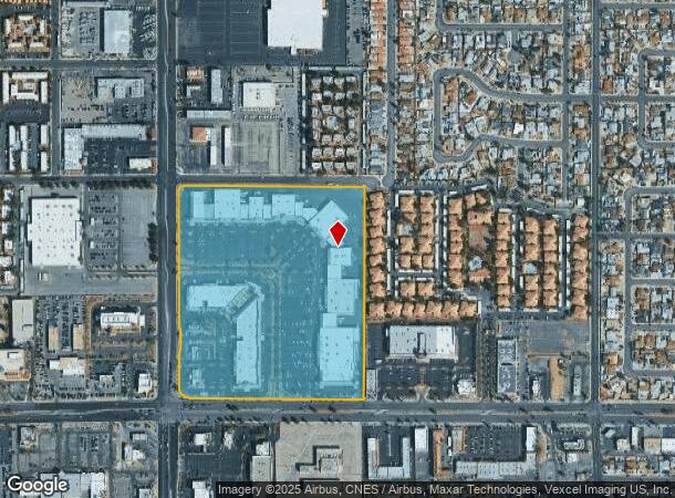 4726 W Sahara Ave, Las Vegas, NV Parcel Map