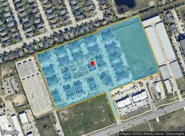  11680 Hero Way W, Leander, TX Parcel Map