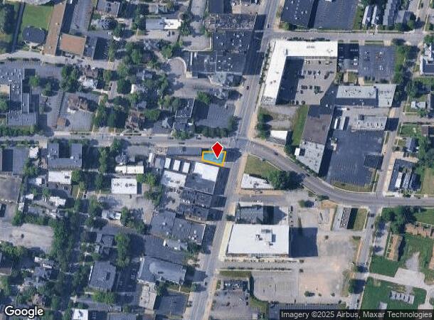  1128 Main St, Buffalo, NY Parcel Map