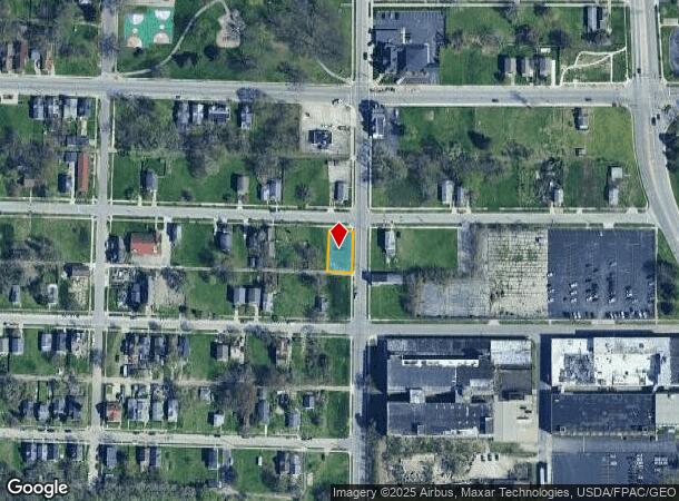 601 Tecumseh St, Toledo, OH Parcel Map