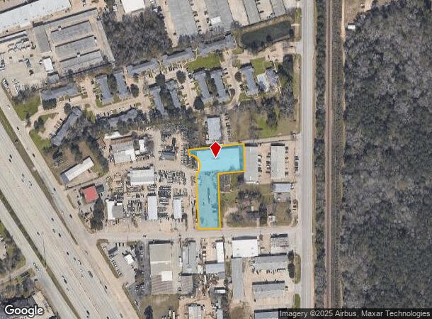 106 Rhodes St, Conroe, TX Parcel Map