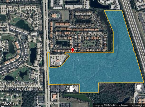  20897 Three Oaks Pkwy, Estero, FL Parcel Map