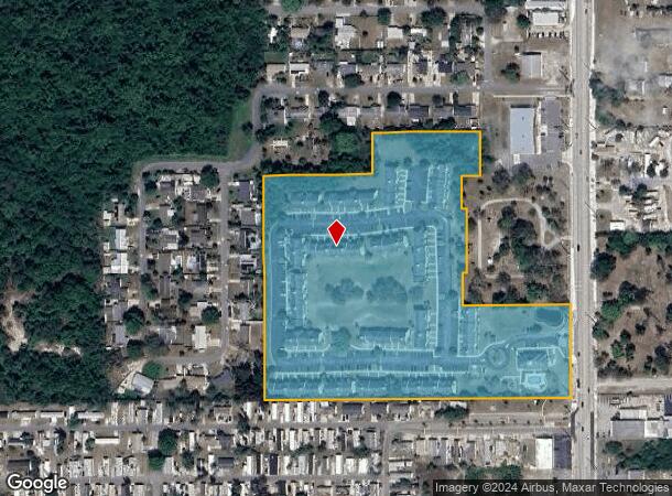  1605 Flower Mound Ln, Cocoa, FL Parcel Map