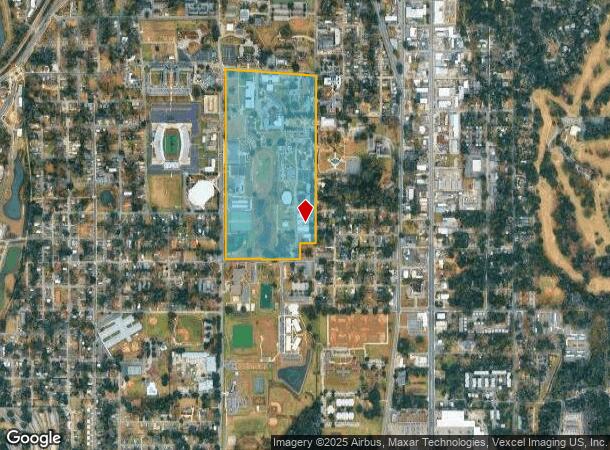 Althea Gibson 1521 Way, Tallahassee, FL Parcel Map