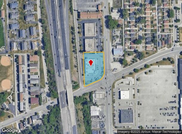  12854 S Ashland Ave, Calumet Park, IL Parcel Map