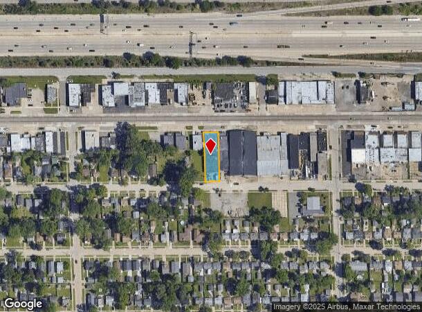  608 E 10 Mile Rd, Hazel Park, MI Parcel Map