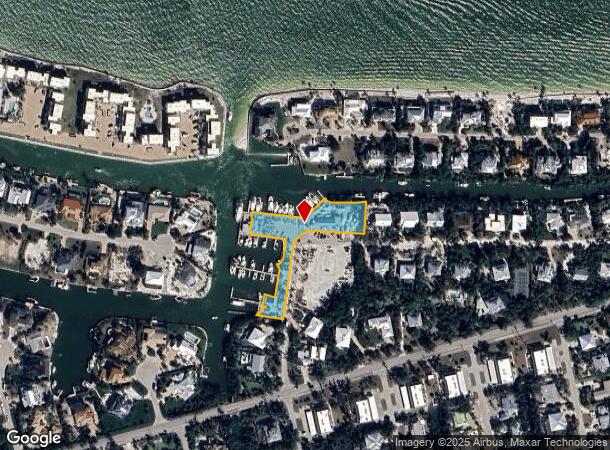  634 N Yachtsman Dr, Sanibel, FL Parcel Map