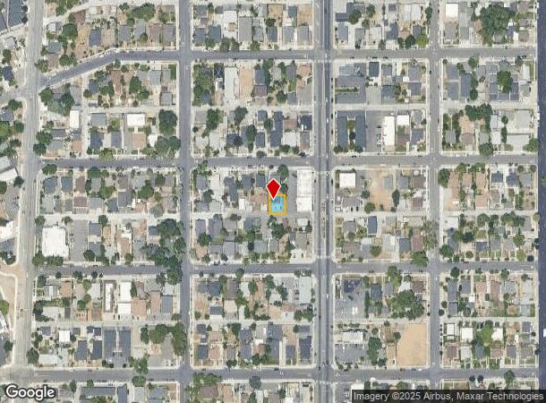 446 Roberts St, Reno, NV Parcel Map