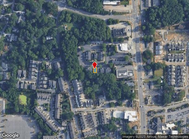  1100 Powers Pl, Alpharetta, GA Parcel Map