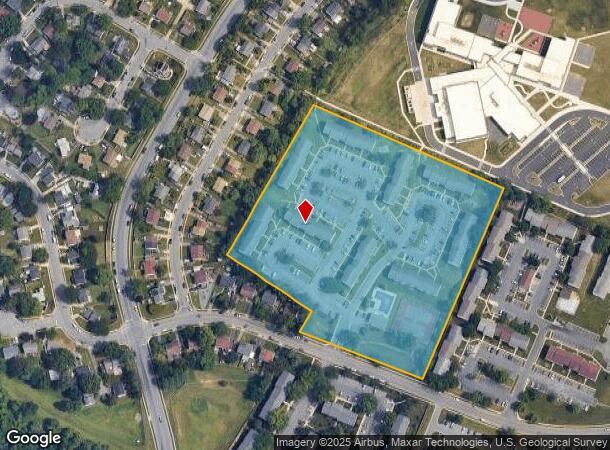  1445 Key Pky, Frederick, MD Parcel Map