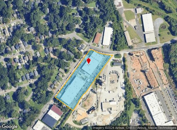  901 Berryhill Rd, Charlotte, NC Parcel Map