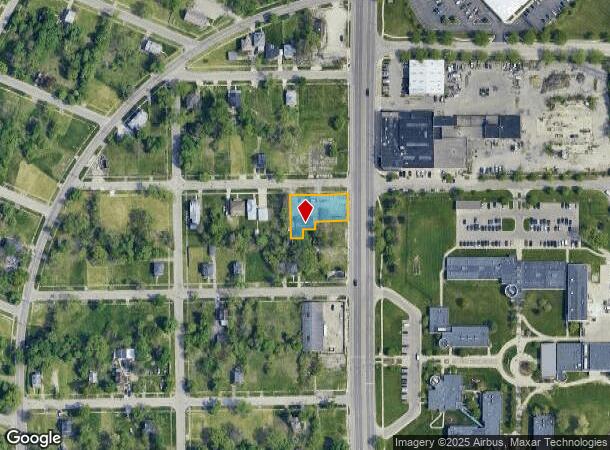 2633 N Saginaw St, Flint, MI Parcel Map