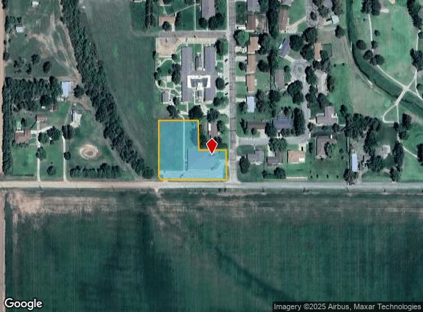 1411 S Douglas Ave, Lyons, KS Parcel Map