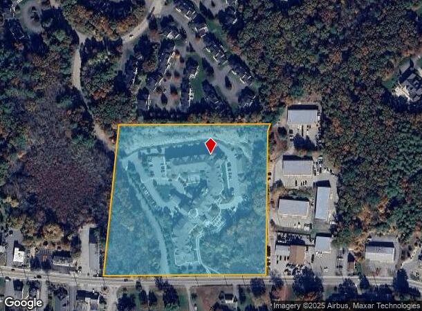 485 E Central St, Franklin, MA Parcel Map