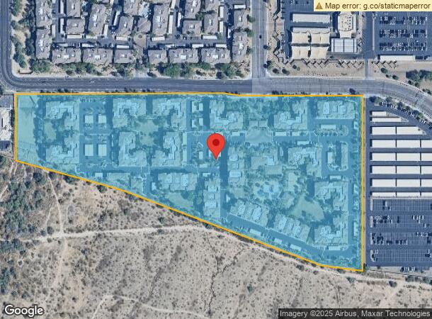  6975 E Princess Dr, Phoenix, AZ Parcel Map