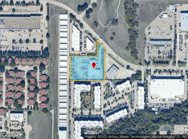  3122 Kellway Dr, Carrollton, TX Parcel Map