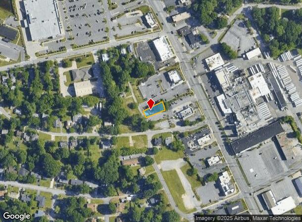 1704 Long St, High Point, NC Parcel Map