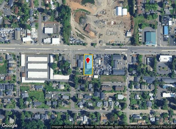  10726 Se Division St, Portland, OR Parcel Map