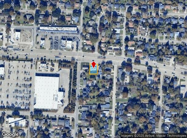  1407 W University Dr, Mckinney, TX Parcel Map