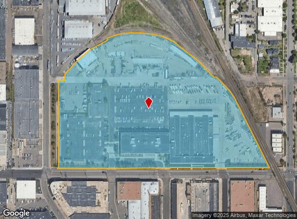  1123 W 3Rd Ave, Denver, CO Parcel Map